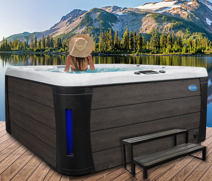 Calspas hot tub being used in a family setting - hot tubs spas for sale Plymouth